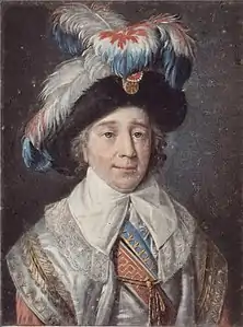 Paul Barras in the ceremonial dress of a French Director