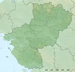 Oudon (river) is located in Pays de la Loire
