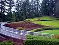 Amphitheater and first memorial