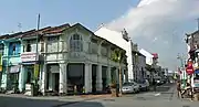 Heritage shophouses, George Town, Penang, 2008.