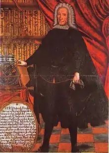 Pedro Peralta y Barnuevo: Mathematician, cosmographer, historian, scholar, poet, and astronomer. 127th Rector of the National University of San Marcos.