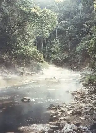 Hot springs in the region of Ayacucho.