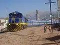 Sinqa as seen from a station in Cusco