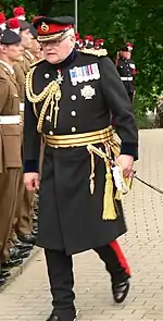 Frock coat as worn by a general officer (Sir Peter Wall).