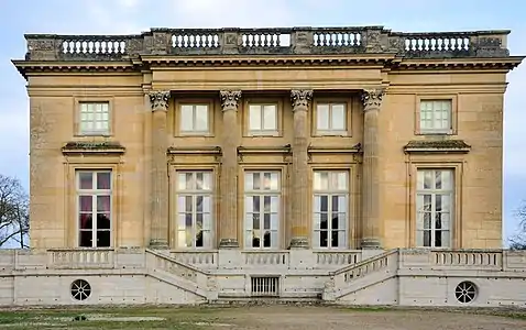 West facade of the Petit Trianon