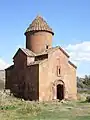 Smaller church adjacent to the main church.