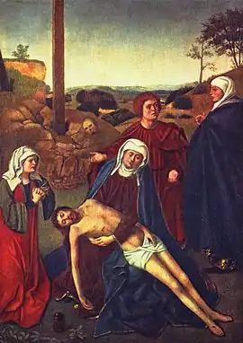 Lamentation (Pietà), attributed to Petrus Christus