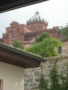 The Phanar Greek Orthodox College seen from a Rum house in Vodina Caddesi.