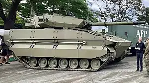 Sabrah Light Tank presented during the Philippine Army Founding Anniversary