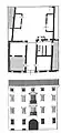 Plan and elevation of the Niccolò Tron factory in via Pasubio, Schio