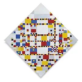 Piet Mondriaan abstract painting "Victory Boogie Woogie" from 1942–44