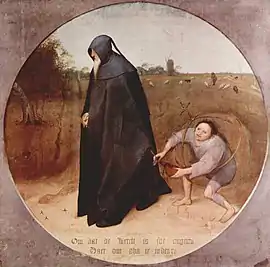 Bruegel, The Misanthrope, 1568, Museo di Capodimonte, Naples