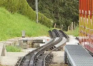 Pilatus Railway Sliding Switch