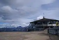 Piz Gloria is a revolving restaurant on the Schilthorn near Mürren in the Bernese Oberland, Switzerland.