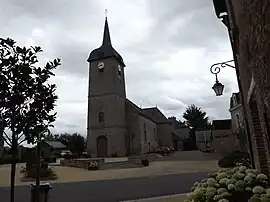 The church in Thourie