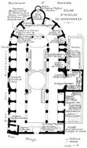 Plan of the church