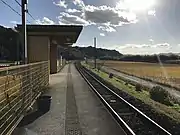 View of station platform