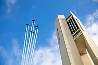 Flyover at the ceremony for renaming Aspen Island as Queen Elizabeth II Island