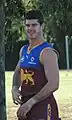 Jonathan Brown during a Brisbane Lions training session on May 8