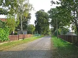 Unpaved road in Jadeszki