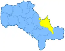 Location in the Podolia Governorate