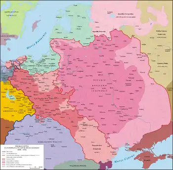 Image 7Poland and Lithuania in 1386–1434 (from Grand Duchy of Lithuania)