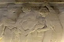 The sacrifice of Polyxena on the eponymous sarcophagus (detail).