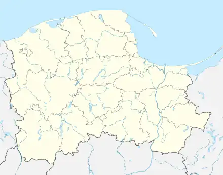 Bórk is located in Pomeranian Voivodeship