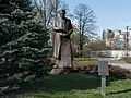 The Ignacy Daszyński Monument at the Crossroads Square in 2022.