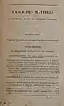 Table of contents to volume I of Theorie analytique du systeme du monde (1829)