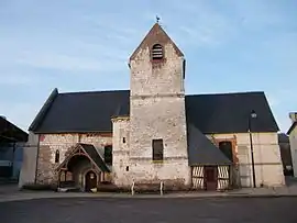 The church in Ponts-et-Marais