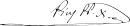 Pius X's signature