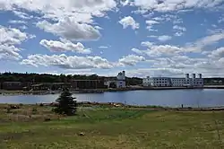 View of Port Union's historic buildings