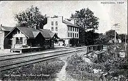 Port Kennedy station and hotel in 1907