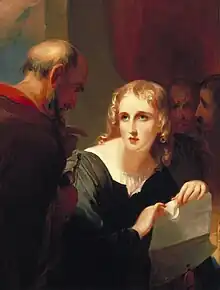 Portia and Shylock, 1835