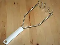 A common design of a potato masher