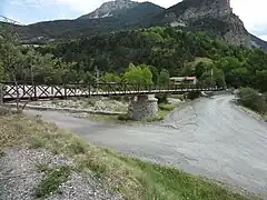 Old bridge on the Bléone, between Prads and Tercier