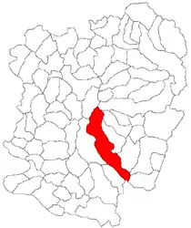 Location in Caraș-Severin County