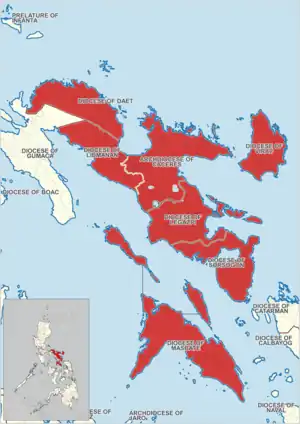 Territorial jurisdiction of the Ecclesiastical Province of Caceres.