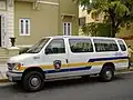 Puerto Rico Police transport van.