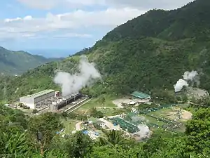 Image 99A geothermal power station in Negros Oriental, Philippines (from Geothermal power)