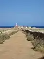 Narrow road to the lighthouse