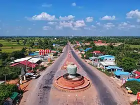 Pursat Skyline from the Large Ptel at its Entrance