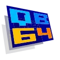 The QB64 logo