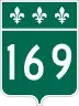 Route 169 marker