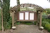 Signboard for Hamilton Children's Garden