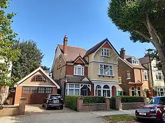 Queen Anne Revival style, Spencer Road, c. 1890