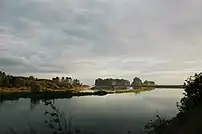 Photo of river mouth near ocean