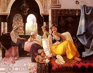 Harem Scene, Quintana Olleras, 1851–1919