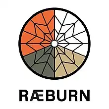 RÆBURN parachute logo